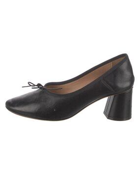 MANSUR GAVRIEL Leather Bow Pump